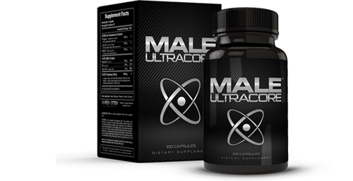 Male UltraCore Pills Box and Bottle